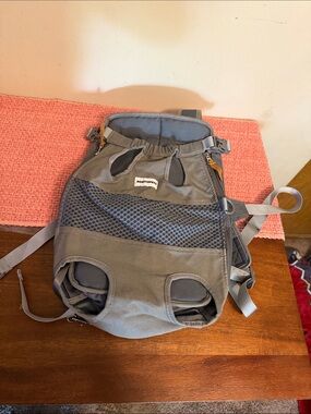 KangarooStyle Pet Front Carrier Backpack in Gray